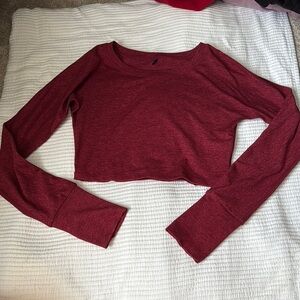P’tula Bare Long Sleeve Crop Top Spice M